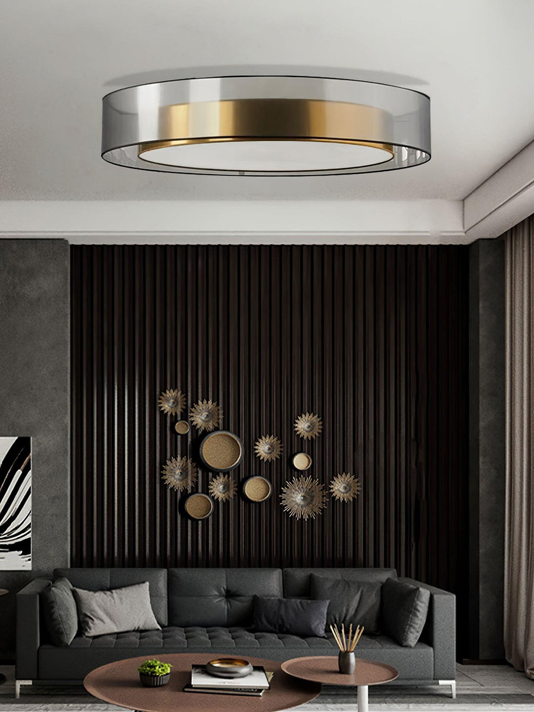 Round Low Profile Ceiling Light - Vakkerlight