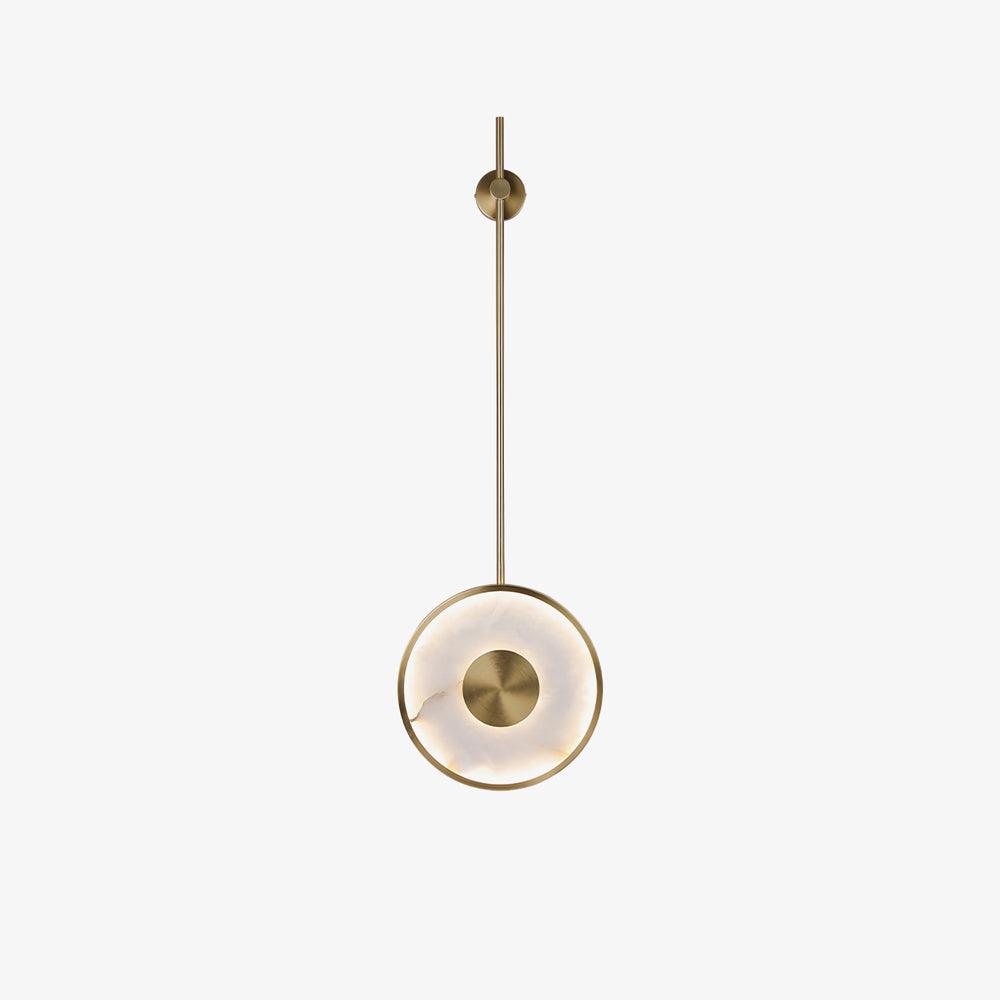 Round Alabaster Wall Lamp - Vakkerlight