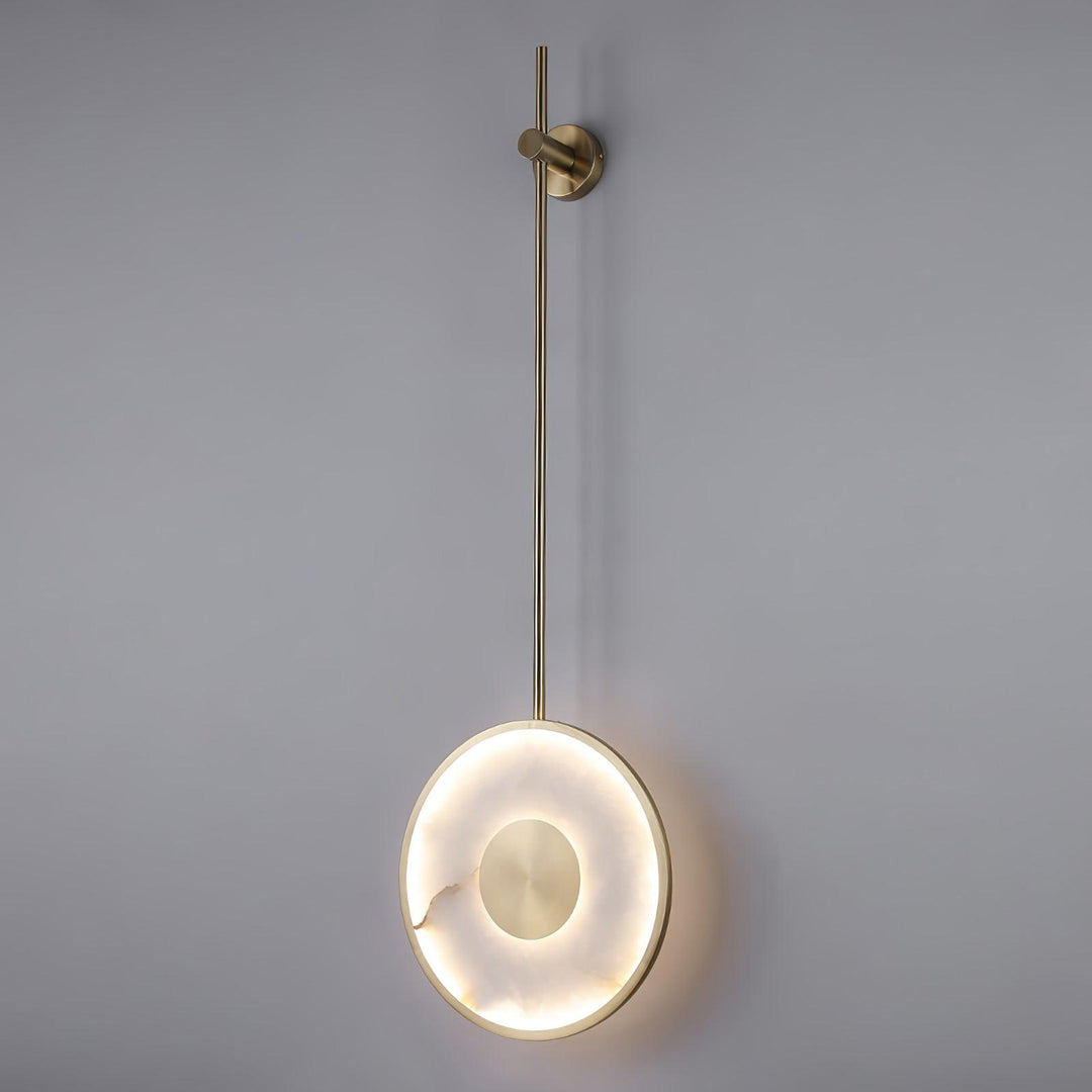 Round Alabaster Wall Lamp - Vakkerlight