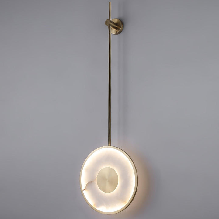 Round Alabaster Wall Lamp - Vakkerlight