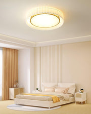 Round Pleated Ceiling Lamp