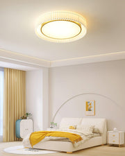 Round Pleated Ceiling Lamp