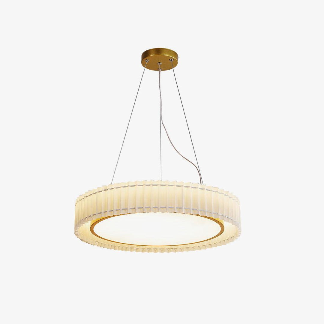 Round Pleated Pendant Lamp - Vakkerlight