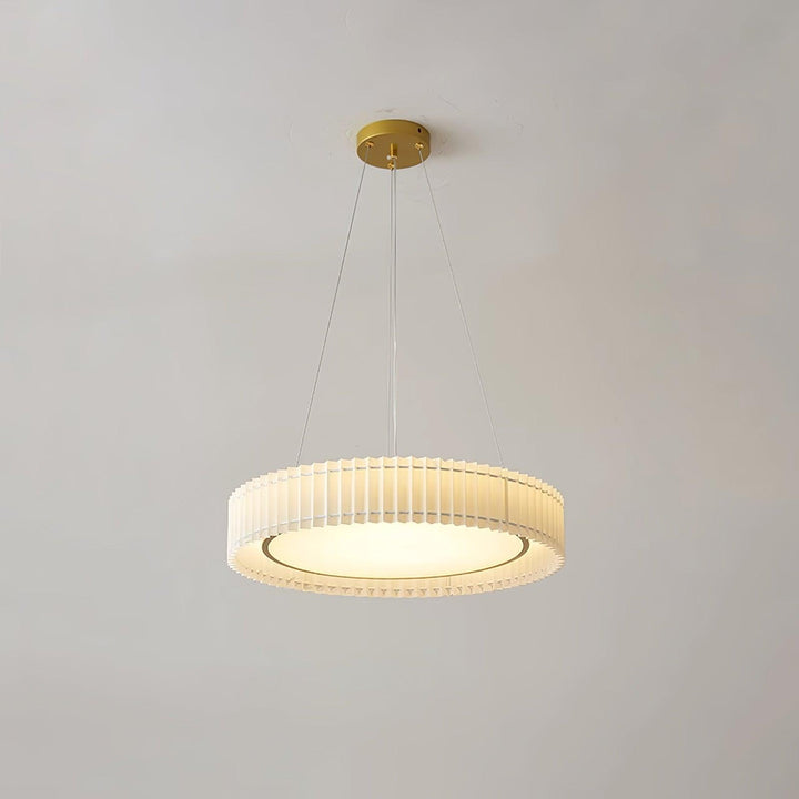 Round Pleated Pendant Lamp - Vakkerlight