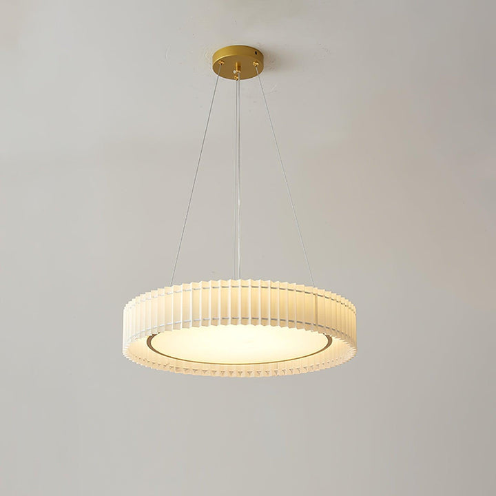 Round Pleated Pendant Lamp - Vakkerlight