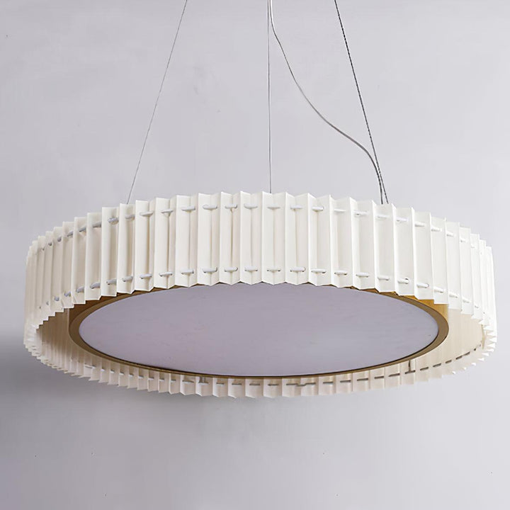 Round Pleated Pendant Lamp - Vakkerlight