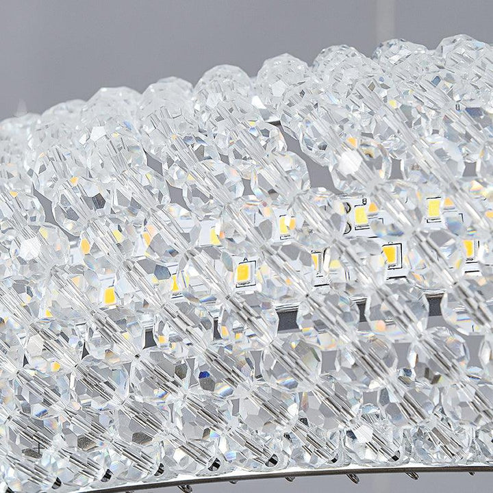 Round Ring Crystal Chandeliers - Vakkerlight