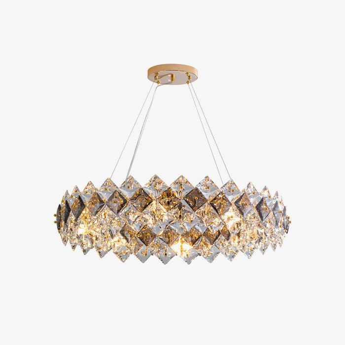 Scale Crystal Round Chandelier - Vakkerlight