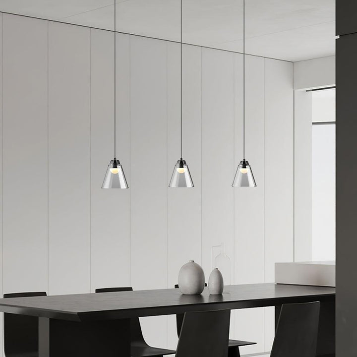 Sculptural Glass Pendant Lamp - Vakkerlight