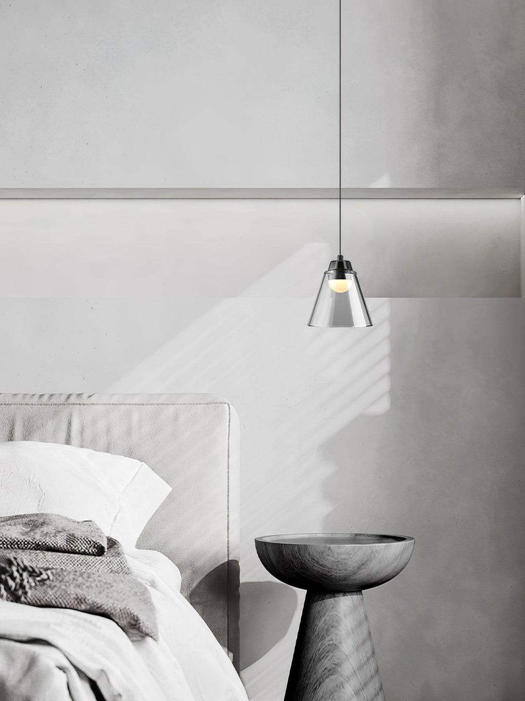 Sculptural Glass Pendant Lamp - Vakkerlight