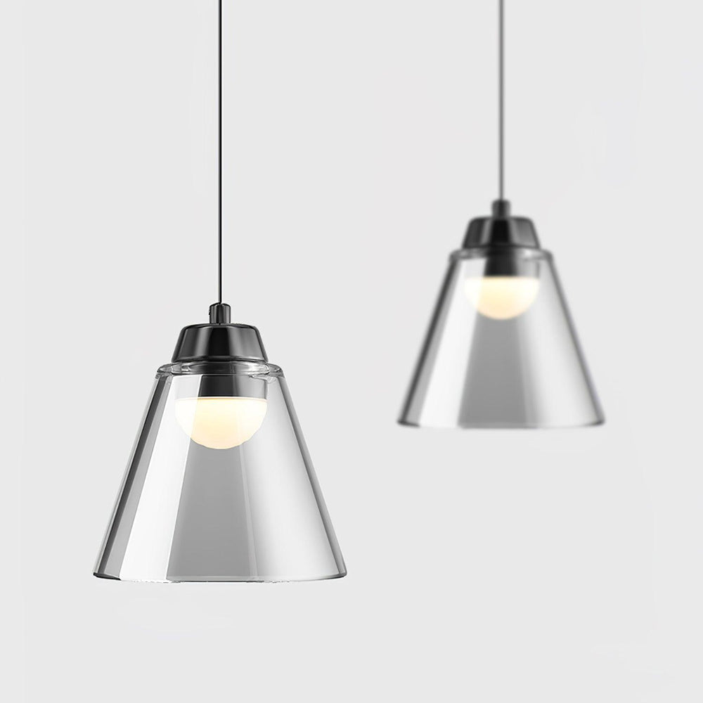 Sculptural Glass Pendant Lamp - Vakkerlight