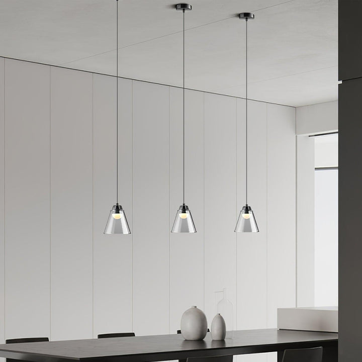 Sculptural Glass Pendant Lamp - Vakkerlight