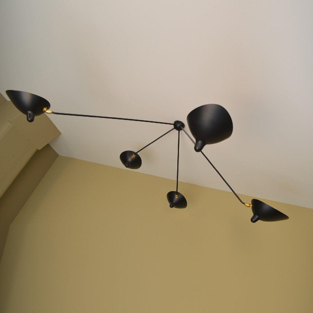 Serge Mouille Ceiling Lamp B - Vakkerlight