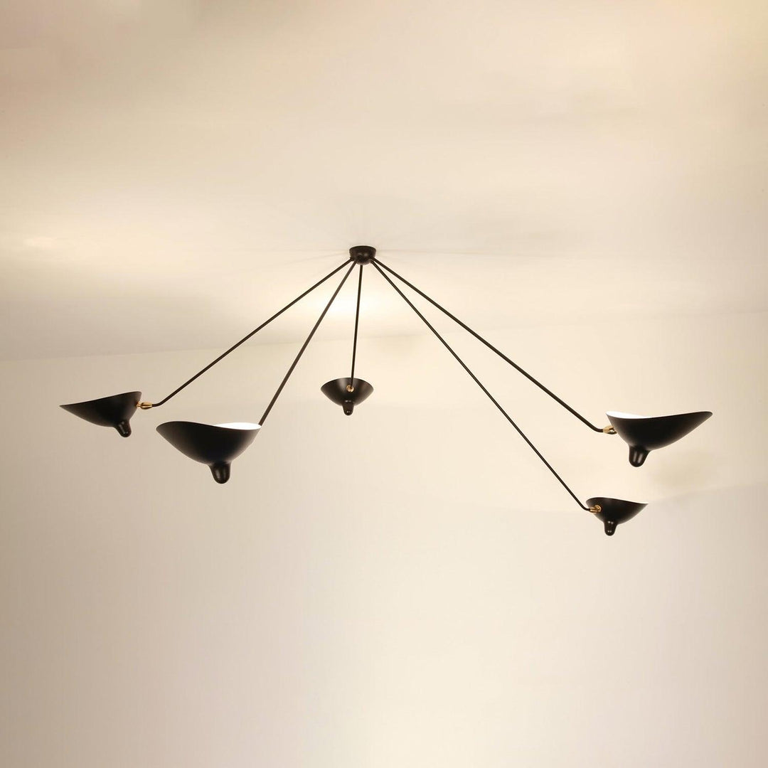 Serge Mouille Ceiling Lamp B - Vakkerlight