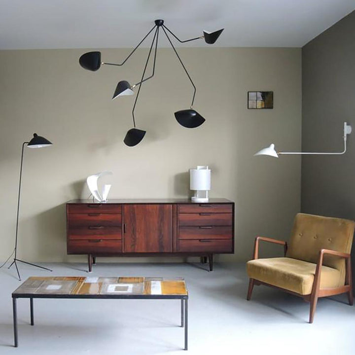 Serge Mouille Ceiling Lamp B - Vakkerlight