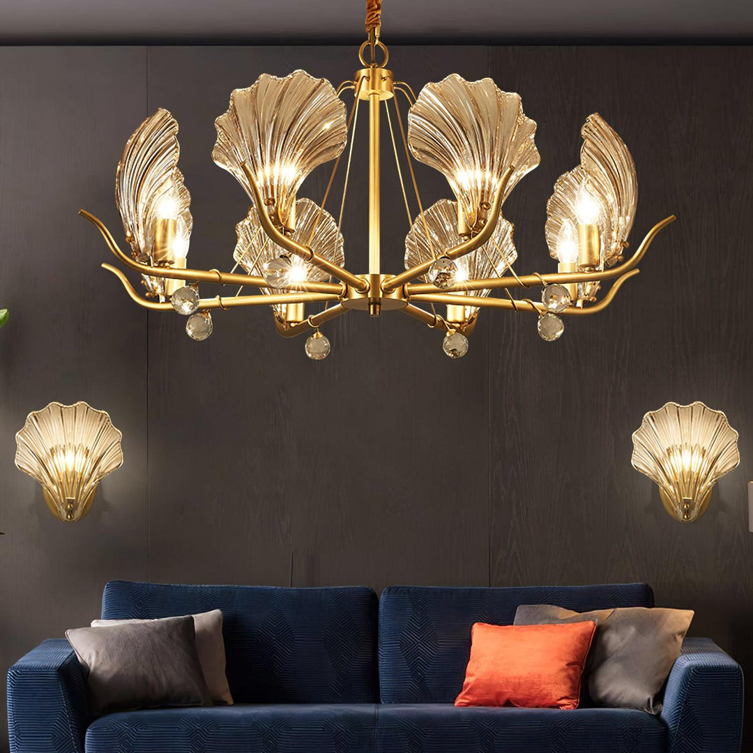 Shell Crystal Chandelier - Vakkerlight