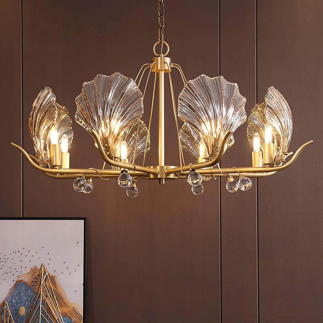 Shell Crystal Chandelier - Vakkerlight