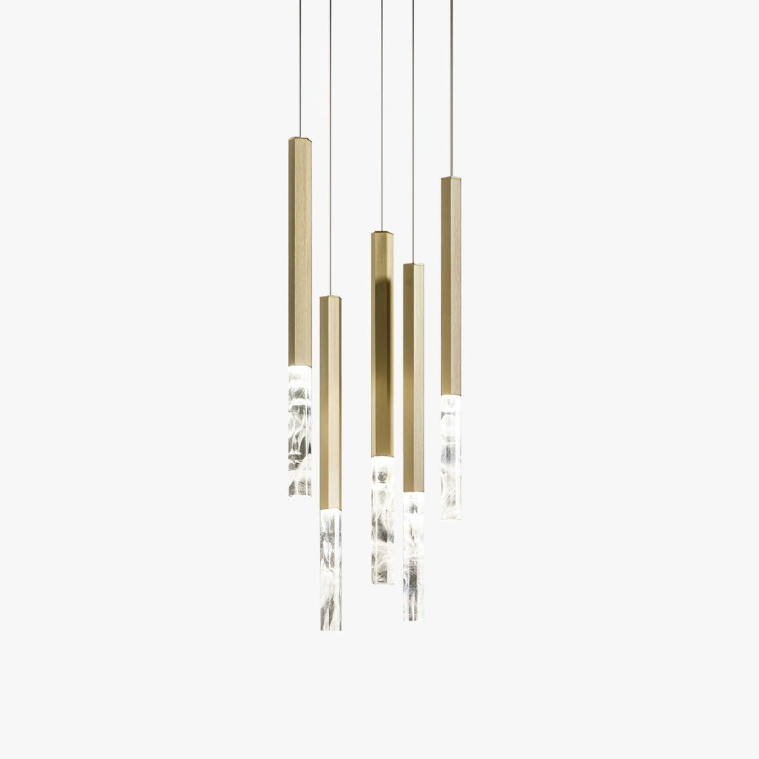 Shine Vertical Plumage Suspension - Vakkerlight