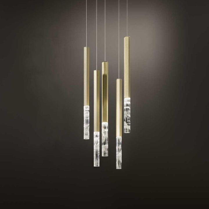 Shine Vertical Plumage Suspension - Vakkerlight