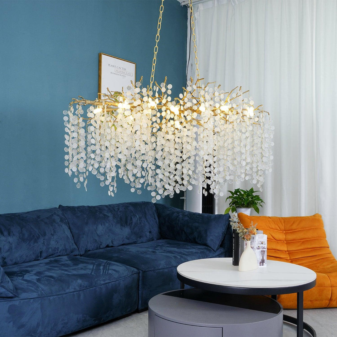 Shiro Noda Crystal Chandelier - Vakkerlight