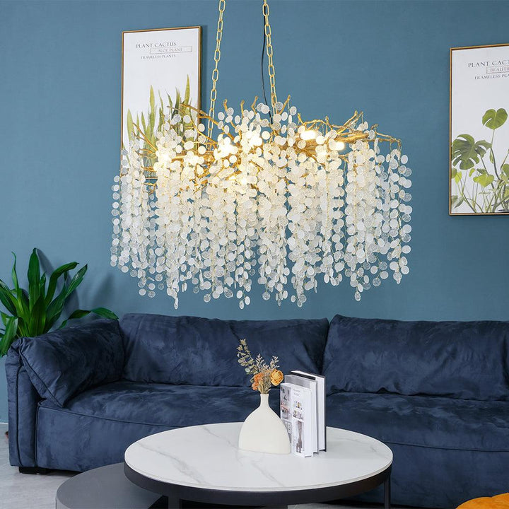 Shiro Noda Crystal Chandelier - Vakkerlight