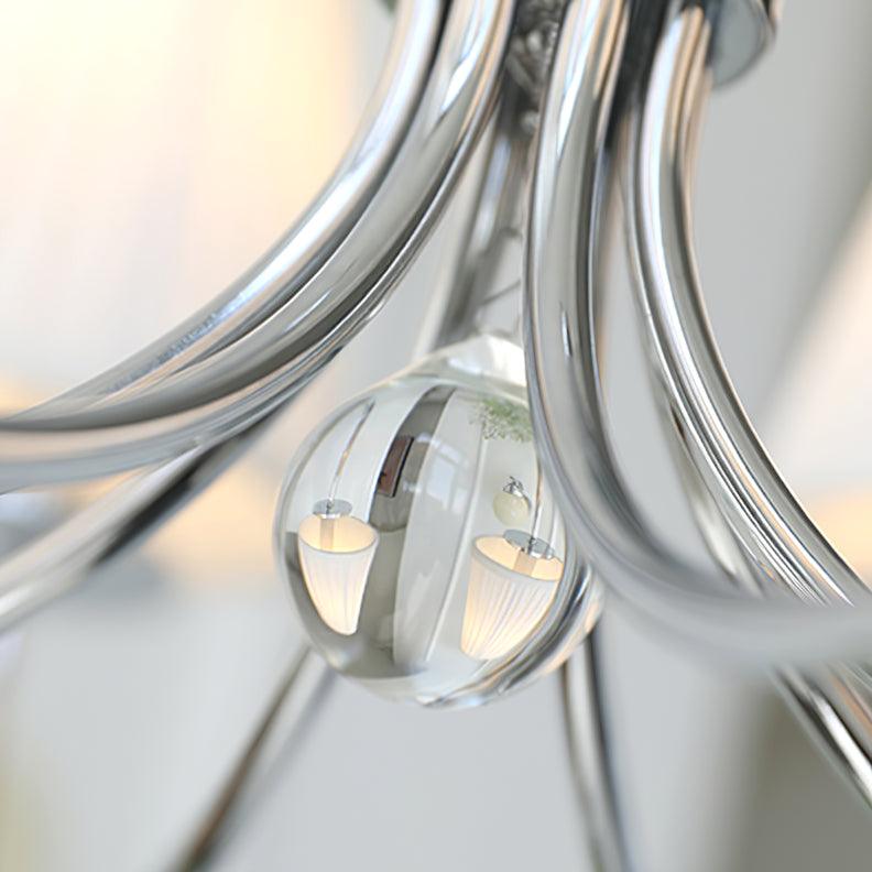 Simplicity Chrome Chandelier - Vakkerlight