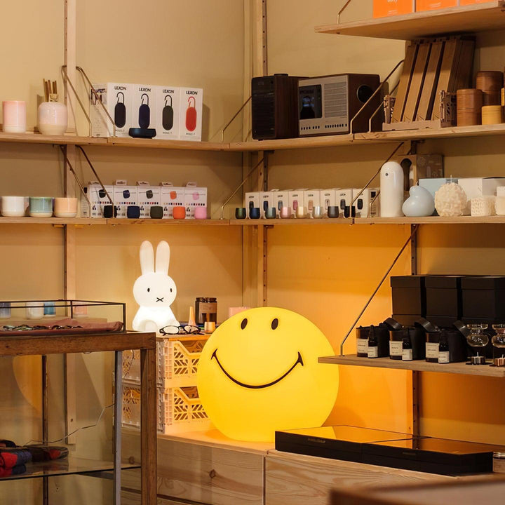 Smiling Rechargeable Built - in Battery Table Lamp - Vakkerlight