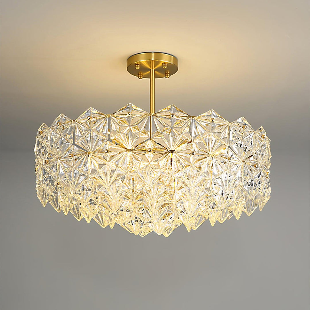 Snowflake Glass Chandelier - Vakkerlight