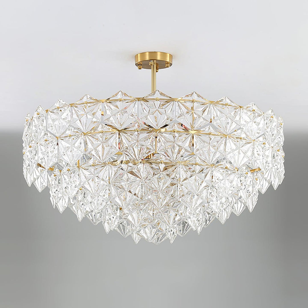 Snowflake Glass Chandelier - Vakkerlight