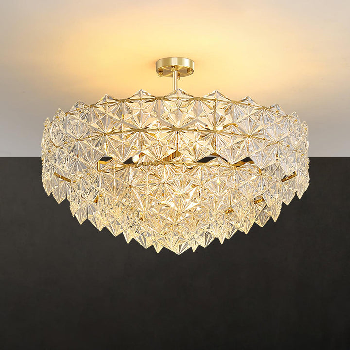 Snowflake Glass Chandelier - Vakkerlight