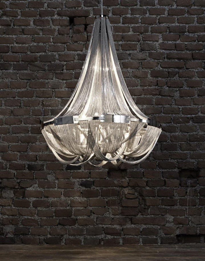 Tassel Aluminum Chain Chandelier - Vakkerlight