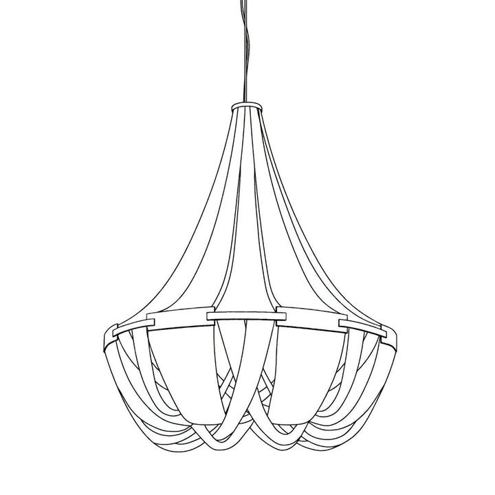 Tassel Aluminum Chain Chandelier - Vakkerlight