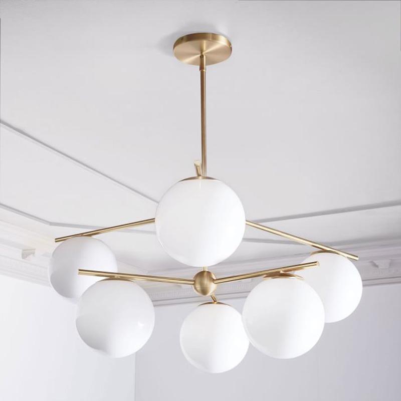 Sphere & Stem Chandelier - Vakkerlight