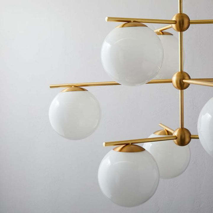 Sphere & Stem Chandelier - Vakkerlight