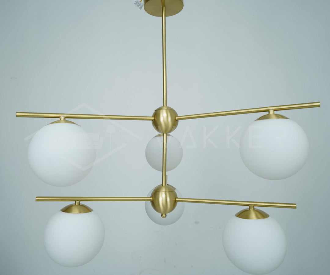 Sphere & Stem Chandelier - Vakkerlight