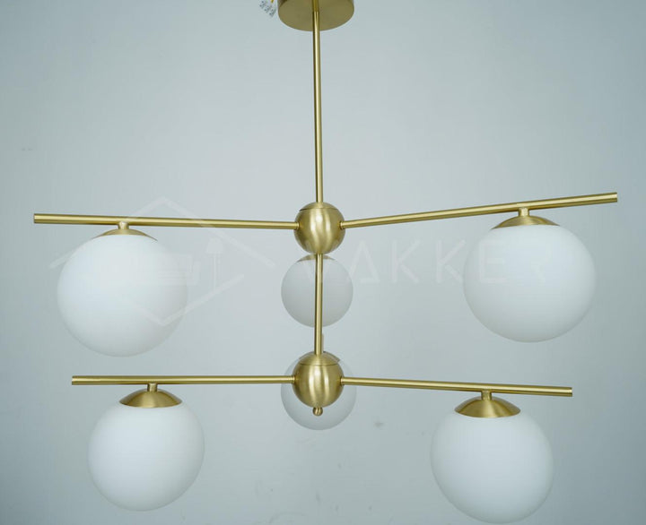 Sphere & Stem Chandelier - Vakkerlight