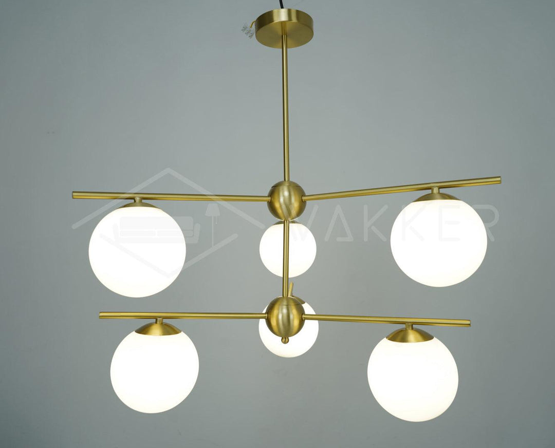 Sphere & Stem Chandelier - Vakkerlight