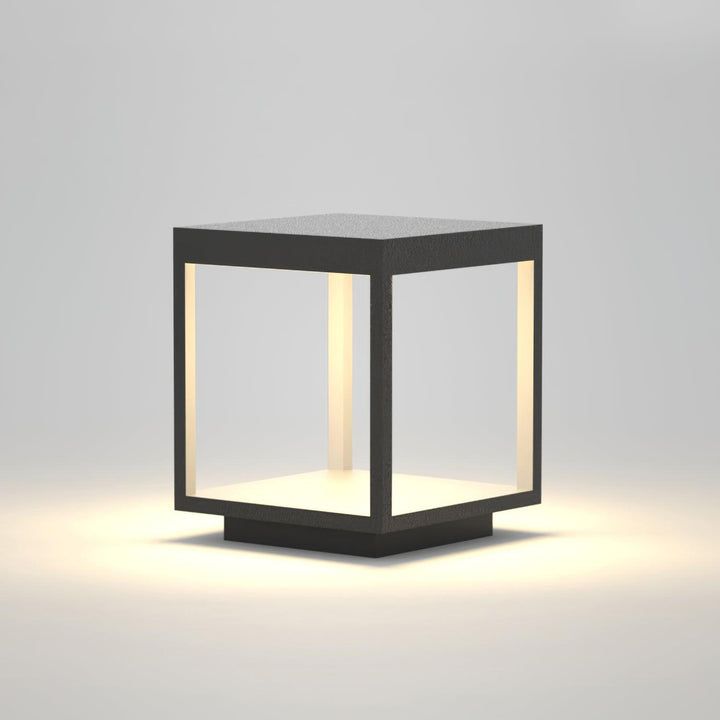 Square Frame Fence Post Garden Light - Vakkerlight