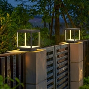Square Frame Fence Post Garden Light - Vakkerlight