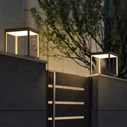 Square Frame Fence Post Garden Light - Vakkerlight