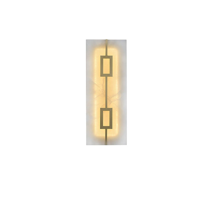 Square Alabaster Wall Lamp - Vakkerlight