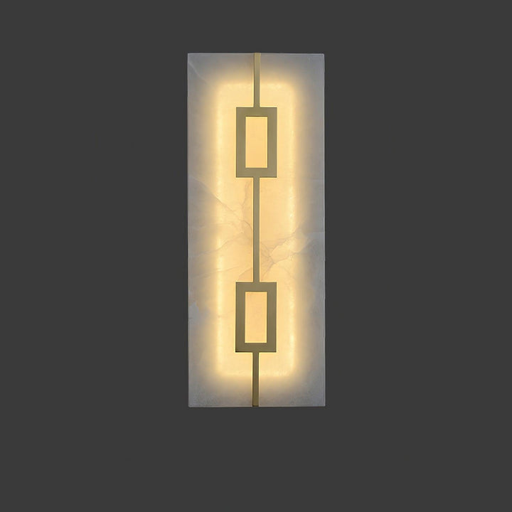 Square Alabaster Wall Lamp - Vakkerlight