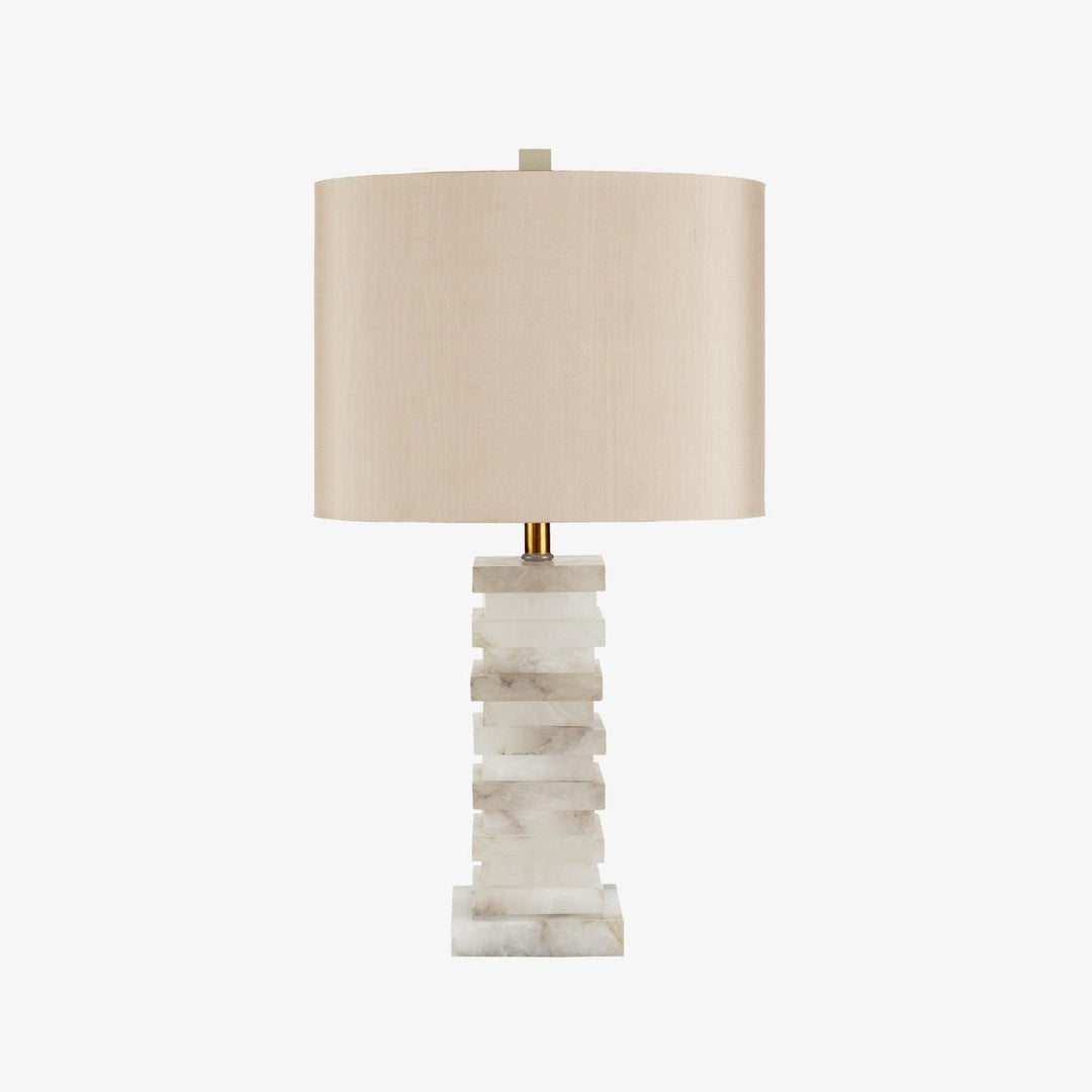 Stacked Alabaster Table Lamp - Vakkerlight