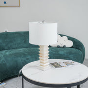 Stacked Alabaster Table Lamp - Vakkerlight