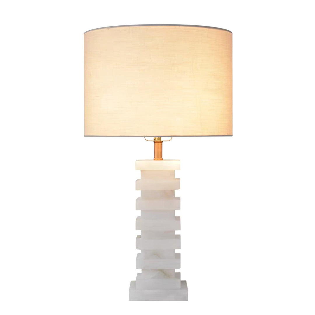 Stacked Alabaster Table Lamp - Vakkerlight