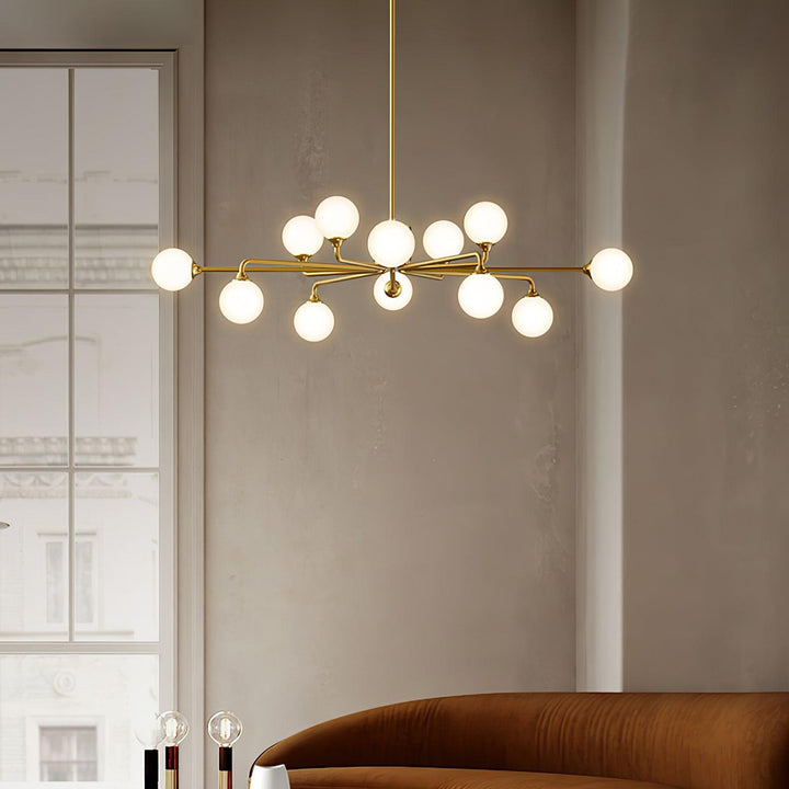 Staggered Glass Globes Chandelier - Vakkerlight