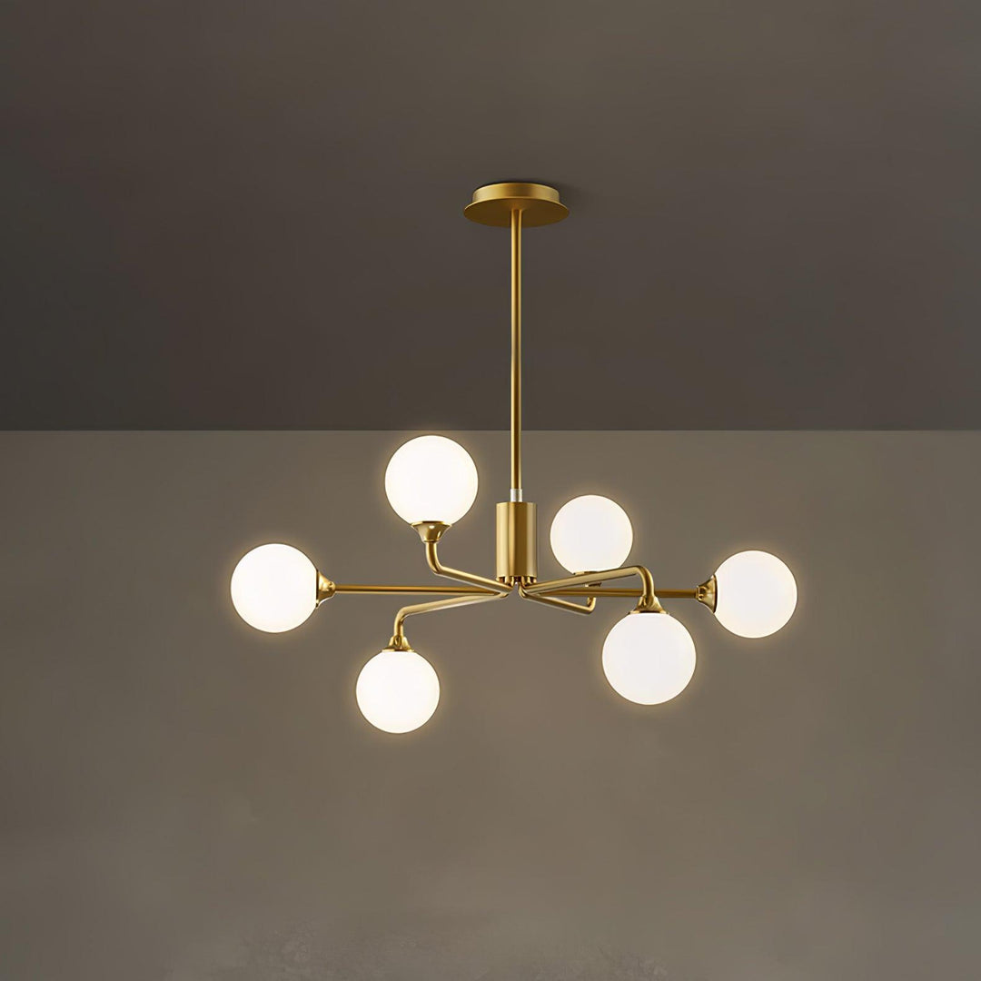 Staggered Glass Globes Chandelier - Vakkerlight