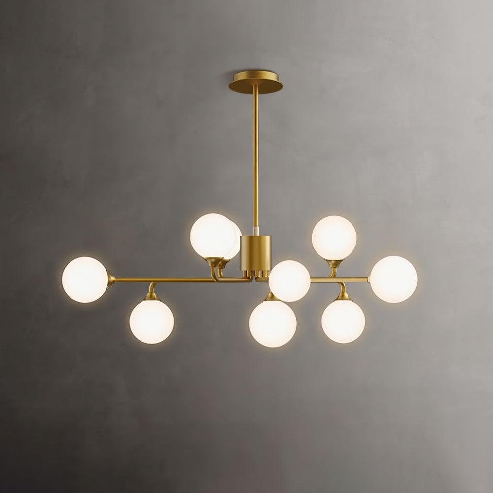 Staggered Glass Globes Chandelier - Vakkerlight