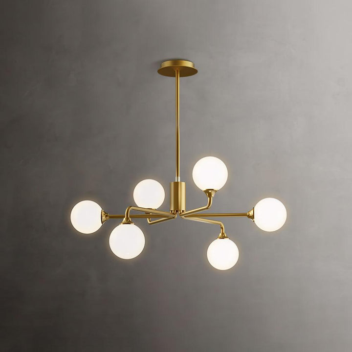 Staggered Glass Globes Chandelier - Vakkerlight