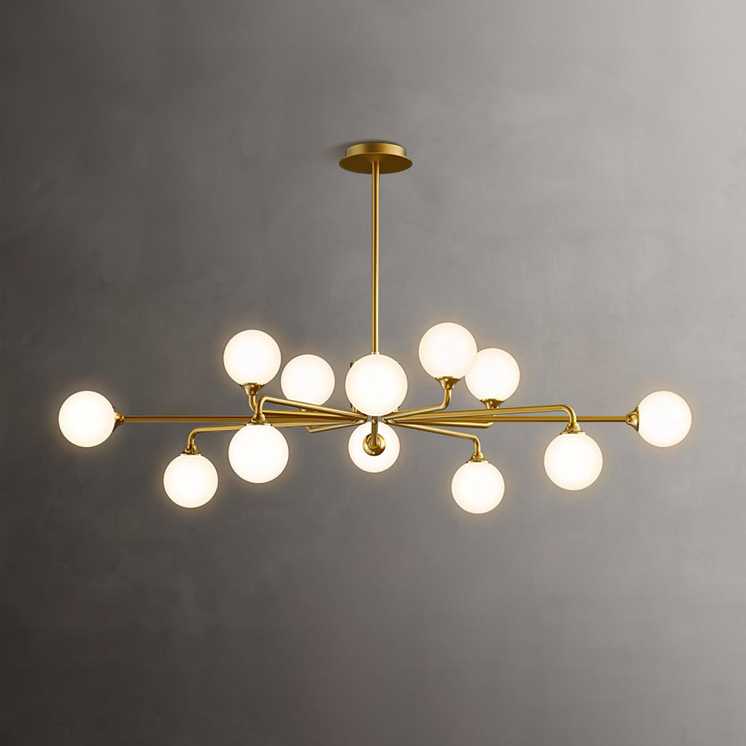 Staggered Glass Globes Chandelier - Vakkerlight